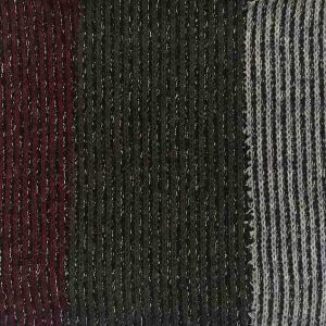 Black-striped lurex fabric with different color options