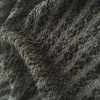 Fleece shaped jacquard fancy knitting fabric