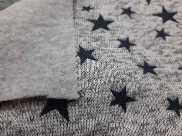 Two ply fleece printed fabric in Kamer Fabric