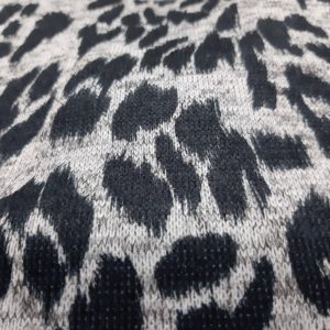 Spotted two fleece knitted fabric