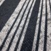 Stripped two ply fleece knitted fabric in Kamer Fabric