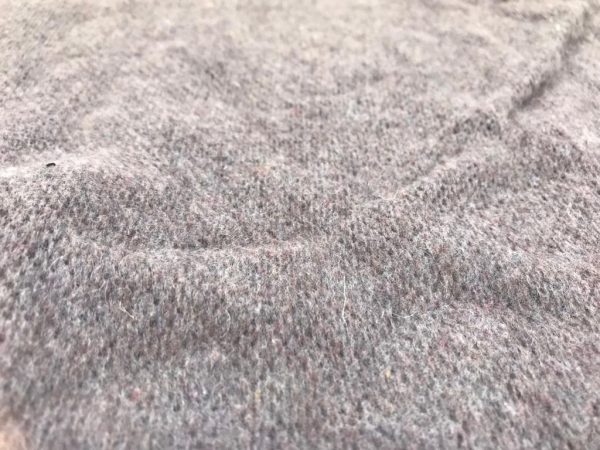 Plain Brown Raised Thick Knitted Fabric in Kamer Fabric