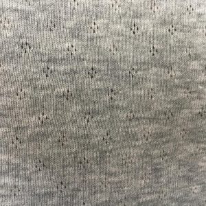 Cotton Grey Ribana Knitted Fabric in Kamer Fabric