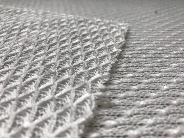 White jacquard fancy fabric in Kamer Fabric