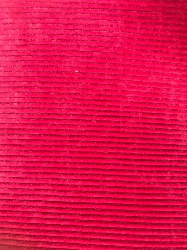 Red terry cotton knitted fabric in Kamer Fabric