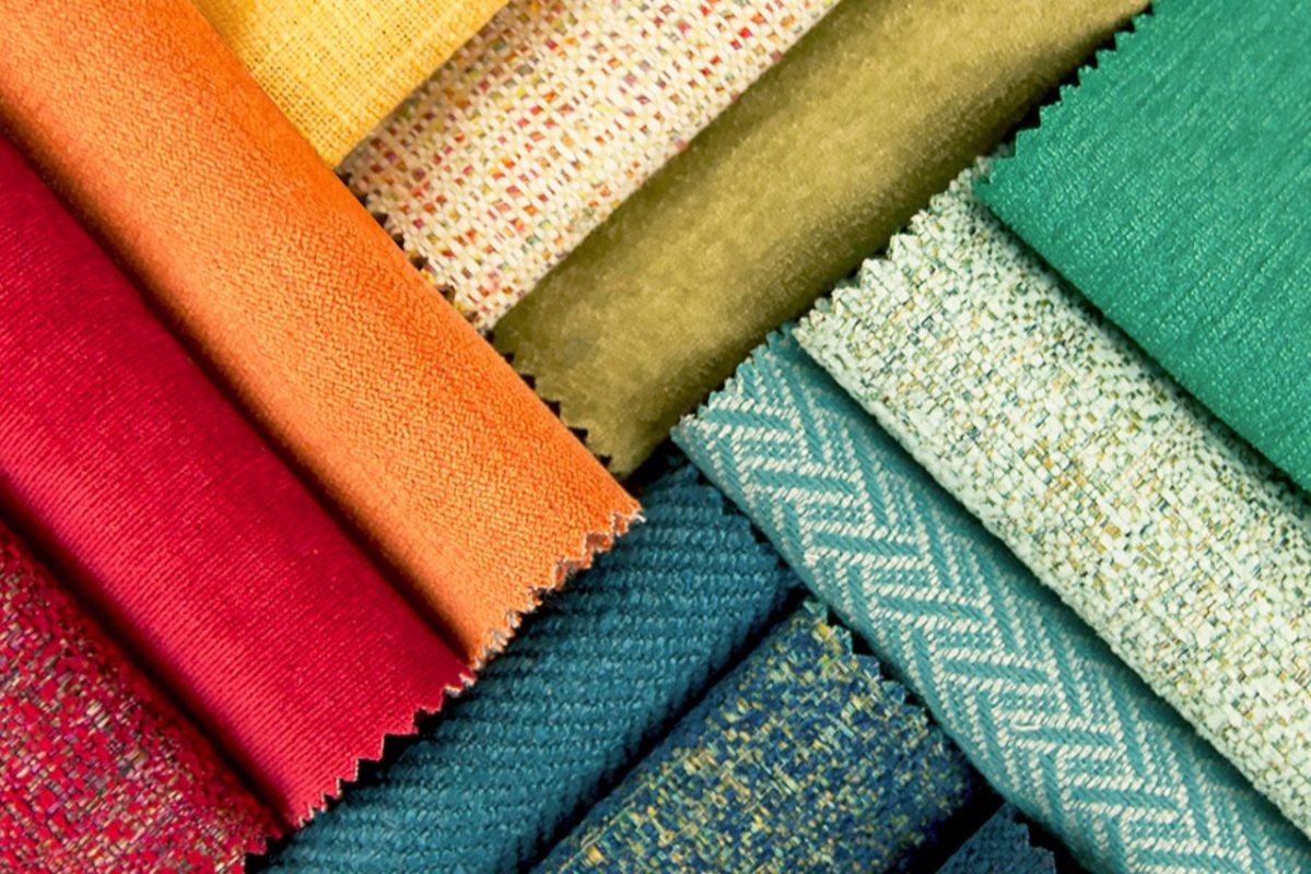 Colorful woven fabrics in Kamer Fabric