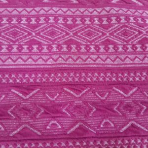 Purple jacquard interlock fabric