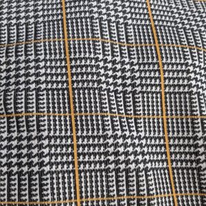 Plaid fnacy knitted fabric