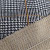 Plaid fnacy knitted fabric