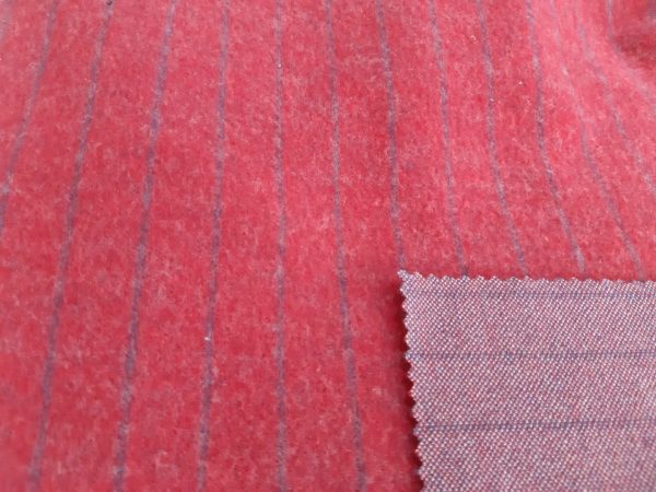 Red raised knitting jacquard fabric in Kamer Fabric