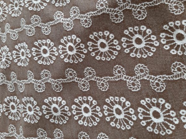 Raw sienna single jersey knitting fabric in Kamer Fabric