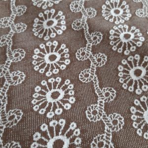 Raw sienna single jersey knitting fabric in Kamer Fabric