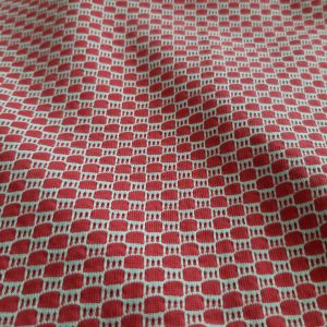 white and red single jersey fabric in Kamer Fabric