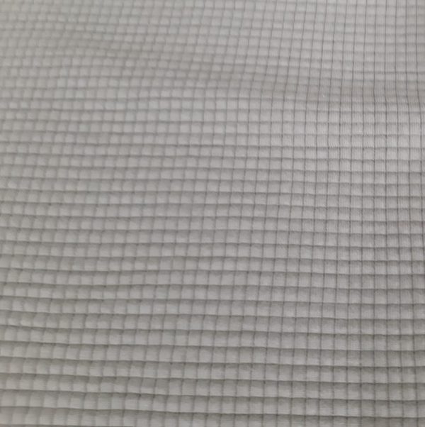 White jacquard interlock fabric in Kamer Fabric