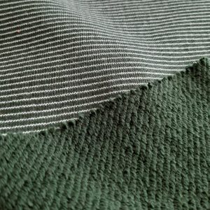 Green stirpede 3 yarn fabric in Kamer Fabric