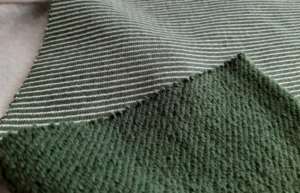 Green stirpede 3 yarn fabric in Kamer Fabric