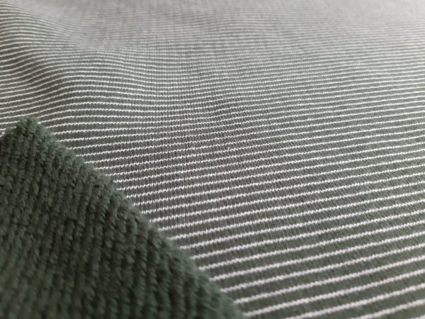 Green stirpede 3 yarn fabric in Kamer Fabric