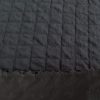 Black plaid jacquard interlock fabric in Kamer Fabric