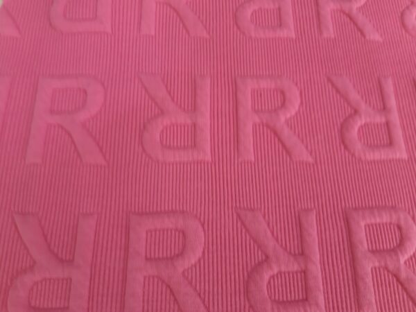 Pink fiber jacquard knitting fabric in Kamer Fabric