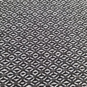 Balck and White jacquar fabric in Kamer Fabric