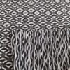 Balck and White jacquar fabric in Kamer Fabric